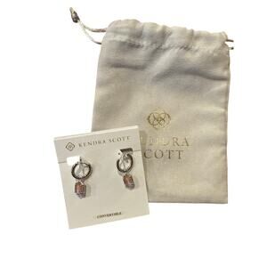 Kendra Scott Colorful Hallie Huggie Earrings NWT with Dust Bag